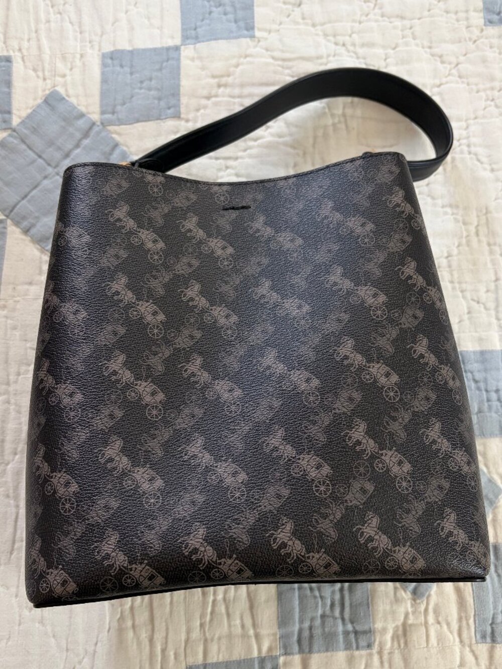 Coach Town Bucket Bag with Horse and Carriage Print - Picture 4 of 7